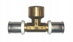 Trójnik zaprasowywany HERZ 20x3/4" GW TH P722042
