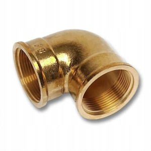 Kolano Mosiężne 1/2" Sanha
