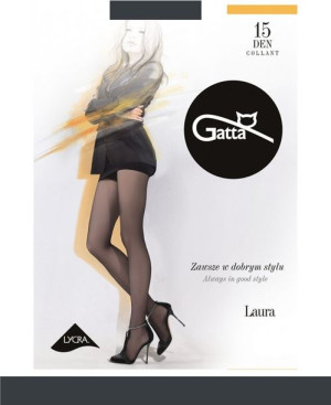 Gatta Laura 15den 4-l/grafit