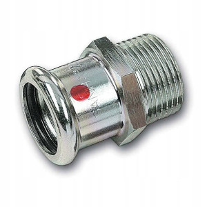 Sanha Therm nypel złączka 22x1/2" GZ stal węglowa