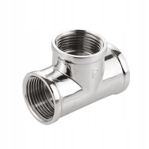 Trójnik Mosiężny Chromowany 1/2'' Www Perfexim