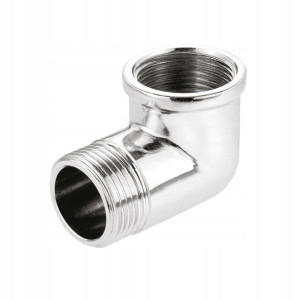 Kolano Nyplowe Chromowane 1/2'' Wz Perfexim