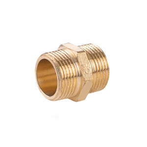 Nypel Mosiężny Wzmocniony 3/8'' Perfexim