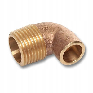 Kolano CU 15x1/2" GZ Sanha miedź lutowana