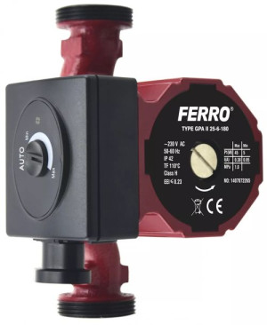 Ferro Pompa obiegowa elektroniczna GPA II 25-6-180