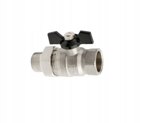 Zawór kulowy Tytan z półśrubunkiem 3/4" Hydroland