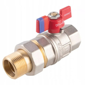 FERRO Zawór kulowy F-POWER 1/2''PÓŁŚRUBUNEK KFPS1
