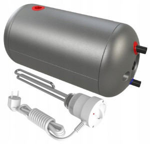 Bojler + Grzałka CWU 2 Wężownice ELEKTROMET 100 L