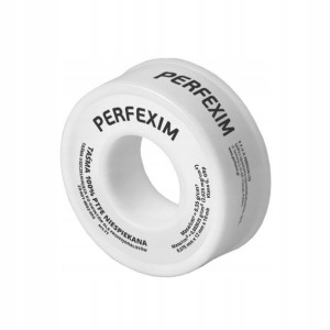 Taśma Teflonowa 0.075mmx12mmx10mb Biała Perfexim