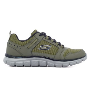 Buty zielone Skechers Track Knockhill 232001-OLBK 42 1/2