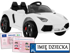 AUTO NA PILOTA dla dzieci FUTURE auto na akumulator melodyjki KLAKSON