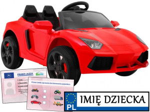 auto na akumulator dla dziecka FUTURE POJAZD ELEKTRYCZNY LED dźwięki