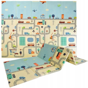 Mata Edukacyjna Piankowa Dla Dzieci 90x40x10 Cm