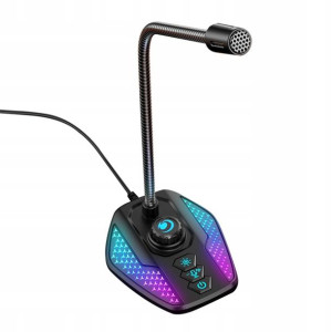 Mikrofon Gamingowy Rgb Do Komputera Laptopa Led