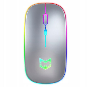 Myszka Bezprzewodowa Slim Led Usb Ładowana Rgb
