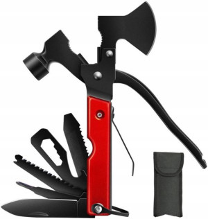 Multitool 17w1 Survival Mlotek Siekiera Akcesoria