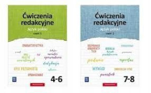 ZESTAW J polski Ćwiczeni redakcyjne cz 1 i 2 WSIP