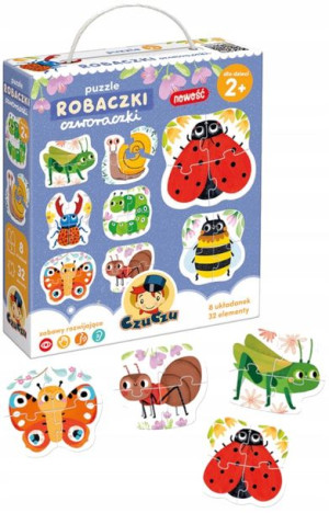 Akademia Czuczu Puzzle Robaczki Czworaczki 32szt