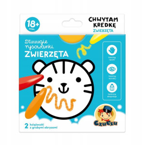 Czuczu Długie Rysowanki Chwytam Kredkę Zwierzęta