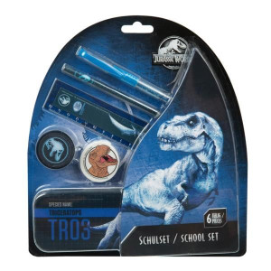 Zestaw Przyborów Szkolnych 6 El., Jurassic World
