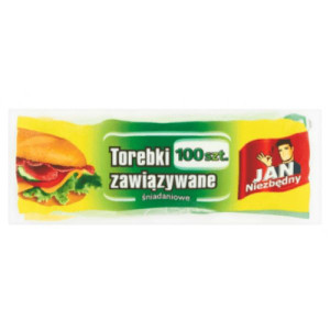Jan Niezbędny, torebki śniadaniowe zawiązywane, 100 szt.