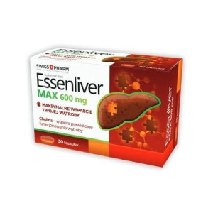 Swiss Pharm Essenliver MAX 600 mg, kapsułki, 30 szt.