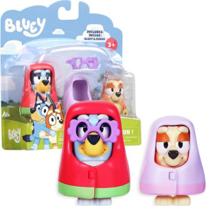 Bluey Figurka Blue i Bingo w Przebraniu Babci 2-pak 13041