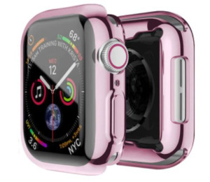 Etui OCHRONNE do Apple Watch 6 5 4 SE 44mm RÓŻOWE