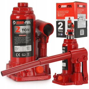Podnośnik Hydrauliczny Słupkowy Lewarek 2t 31,5cm