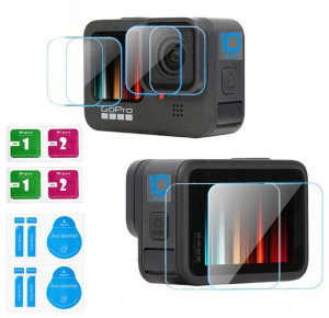 Szkło Hartowane Do Gopro Hero 9 10 - Zestaw 6 Szt