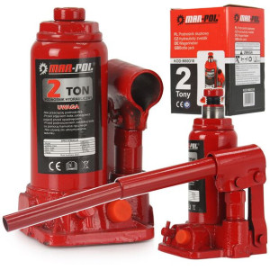 Podnośnik Hydrauliczny Słupkowy Lewarek 2t 31,5cm