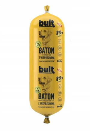 BULT Karma Psa 80% Mięsa BATON Z WIEPRZOWINĄ 900g