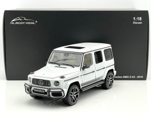 Mercedes-Benz - G-Class G63 AMG (W463) 2019, white Almost Real 1:18