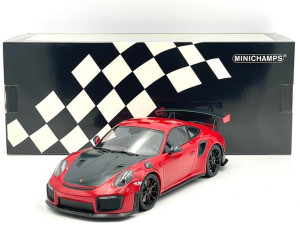 Porsche 911 GT2 RS (991.2) - 2018, red (black wheels) Minichamps 1:18