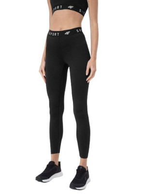 Legginsy damskie 4F czarny 4FSS23-TFTIF077