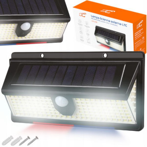 Lampa Solarna Led Czujnik Ruchu Zmierzchu Mocna
