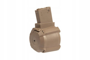 Elektryczny magazynek bębnowy 1200 kulek do M4/M16