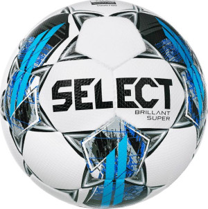 Piłka nożna Select Brillant Super biało-czarno-niebieska