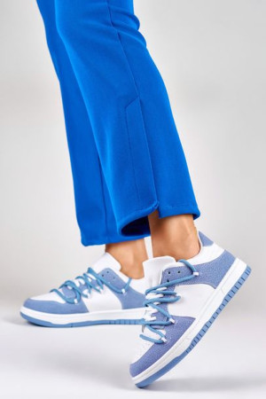 Biało niebieskie buty sportowe damskie