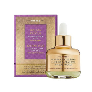 Korres Golden Krocus Ageless Saffron Elixir eliksir piękności szafran 30ml