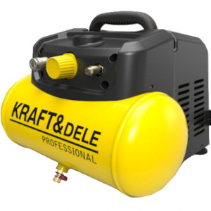 Kompresor Bezolejowy 6l 8bar Cichy 1,1 Kw 180l/min