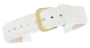 Pasek Do Zegarka Classic - Skóra 18 Mm 4999-18xxl-3z Biały