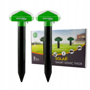 Odstraszasz kretów nornic Solarny IP67 1300m 2szt