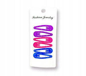 Spinki Do Włosów Pyki Jelly Neon Kolor 6 Szt