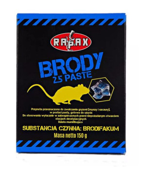 Pasta BRODY do zwalczania myszy,szczurów, trutka 150 g, KOLLANT S.r.l