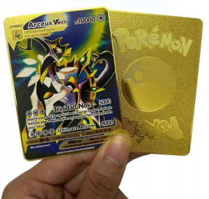 Złota Karta Pokemon Metal Mityczny Pokemon Arceus