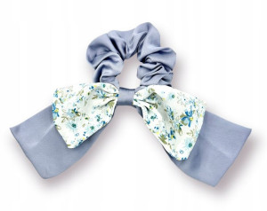 Gumki Do Włosów Scrunchies Apaszka Gumka Kwiaty