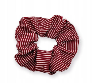 Gumka Do Włosów Frotka Scrunchie Czerwona
