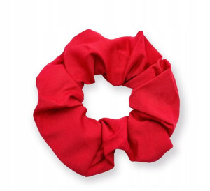 Gumka Do Włosów Frotka Scrunchie Czerwona