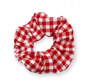 Gumka Do Włosów Frotka Scrunchie Czerwona